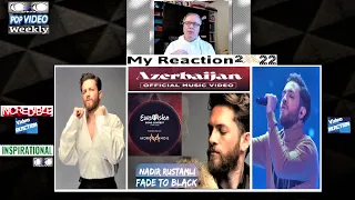 C-C MUSIC REACTOR REACTS TO Nadir Rustamli - Fade To Black - Azerbaijan 🇦🇿 - Eurovision 2022