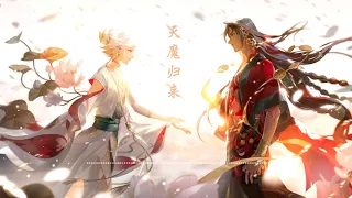 【Onmyoji】BGM 天域 CG Asura x Taishakuten   -  《天魔归来》