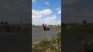 FIRST TIME TRY DRIFT ON SUPERMOTO HUSQVARNA FS 450 KTM EXC