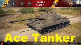 World of Tanks (WoT) - Object 274a - Ace Tanker - [Replay|HD]