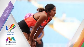 Shanti Pereira’s at it AGAIN! Singapore’s fastest woman lands 100m silver | Athletics SEA Games 2021