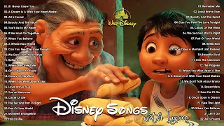 Disney Music Collection with Lyrics ✨ The Ultimate Disney Classic Songs 🌿 Relaxing Music #disney