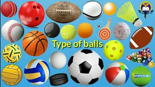 Ball Vocabulary | Types Of Balls | Different Types Of Ball | Easy English Learning Process