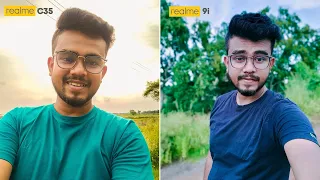 Realme C35 Vs Realme 9i CAMERA TEST⚡ 50MP Vs 50MP 🤯