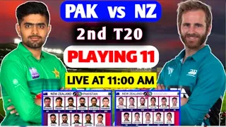 RealMe Pakistan vs New zealand 2nd t20 match playing 11||pak vs nz 2nd t20||