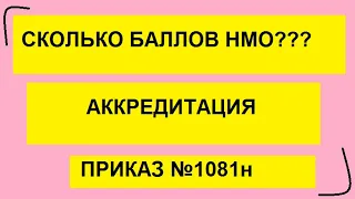 Повышение квалификации. Баллы НМО. Сколько надо набрать?