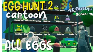 FORTNITE - EGG HUNT 2 - All Eggs Cartoon Area 5254-3662-3657