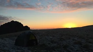 WILDCAMP AT LANGLEE CRAGS CHEVIOTS