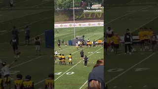 Kenny Pickett Throws a Perfect Pass to Najee Harris | 2023 Steelers Camp Day 6
