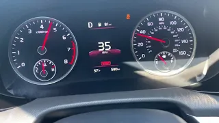 2021 Kia K5 GT line 0-110mph  acceleration test