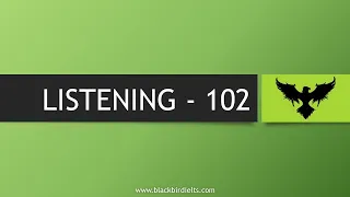 TEST 102 | IELTS LISTENING | BLACKBIRD INSTITUTE