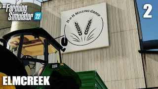 Wheat Flour PRODUCTION Started | Industrializing Elmcreek | FS22 Timelapse | Ep2