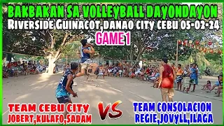 Game1:Bakbakan sa Riverside Guinacot Danao City Team Cebu City Vs. Team Consolacion.05-02-24.