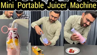 Mini Portable Juicer machine review