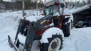 Fiat 70-90 Tractor Snow Removal and OMG I Need a New Seat!!