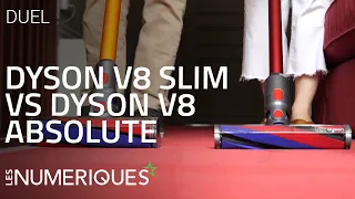 Duel d'aspirateur-balai : Dyson V8 Absolute Vs Dyson V8 Slim