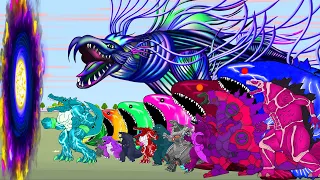 Dominion Rescue Godzilla of Mechagodzilla - Bloop x SirenHead x Dinosaur Evolution Animation Cartoon