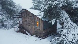 Staying in the freezing cold in a wooden cabin I abandoned 10 years ago