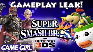 Super Smash Bros 3DS Roster and Gameplay Leak! New Characters! - Game Girl