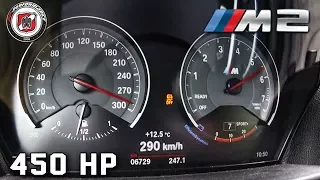 BMW M2 450 HP ACCELERATION & TOP SPEED 0-290 km/h by AutoTopNL