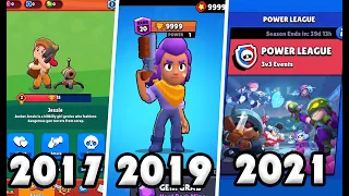 ЭВОЛЮЦИЯ BRAWL STARS (2017 - 2021) КАК МЕНЯЛСЯ БРАВЛ СТАРС НА ПРОТЯЖЕНИИ 4 ЛЕТ? ЧТО БЫЛО И УБРАЛИ?