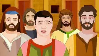 Bible stories for children - Jesus Raises a widow's son ( Animated Kids Cartoon in Malayalam )