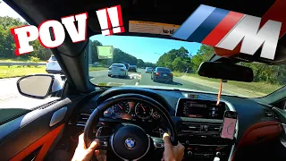 Cutting up with 3 series on the way to the shop !! POV