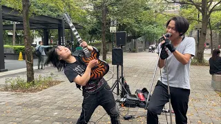 Don’t cry - Guns N’ Roses _ LIVE dual band busk in Taiwan 20231021