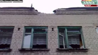 ДНР  Петровка  Фашисты обстреляли школу и жилые дома  03 08 2014