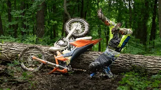 15 Ways How to Cross a Log on a Dirtbike