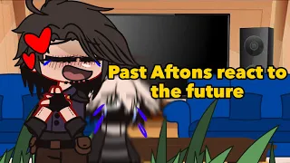 Past Aftons React To The Future // daave // FNAF x GachaClub
