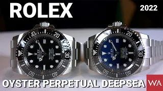 ROLEX Oyster Perpetual Deepsea. New version 2022. Little details make the difference!