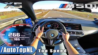 BMW X5 M50i | 530HP 4.4 V8 BiTurbo | 266KMH 166MPH TOP SPEED POV on AUTOBAHN by AutoTopNL