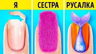 AWESOME BEAUTY HACKS || DIY Hacks How to Be Mermaid By 123GO!GOLD