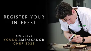 Beef + Lamb Young Ambassador Chef | COMING 2023