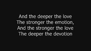 Whitesnake - The Deeper The Love (Lyrics)