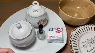 Реставрация фарфора. The restoration of porcelain.