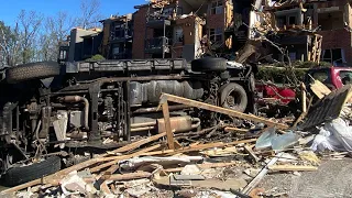 TORNADO HITS LITTLE ROCK ARKANSAS YESTERDAY. HERE IS THE DAMAGE😳 March 31, 2023