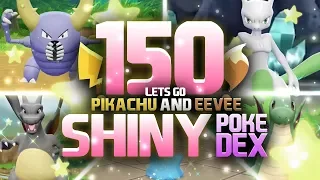 150 SHINY POKEDEX MONTAGE! Pokemon Let's GO Pikachu and Eevee Epic Shiny Montage and Reactions!