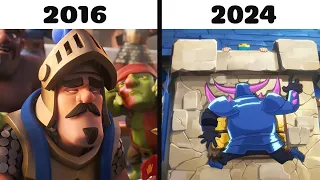 Evolution of Clash Royale Animations | All Cartoons Clash Royale 2016 - 2024