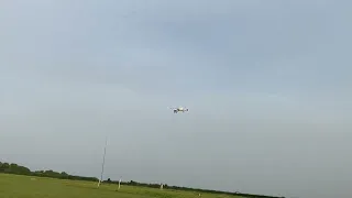My Blériot flying at BMFA Buckminster, Sept 2023