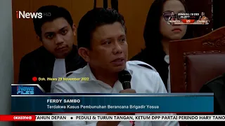 Ferdy Sambo Minta maaf Pada Anak Buahnya yang Jadi Saksi #iNewsFiles 12/03