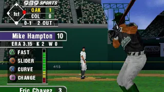 MLB 2002 (PS1) - CPU vs. CPU Gameplay