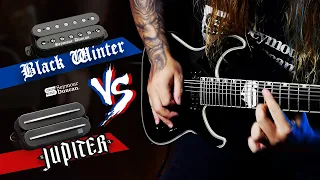 METAL PICKUPS COMPARISON - BLACK WINTER vs. JUPITER (7 strings)