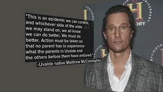 Matthew McConaughey, Steve Kerr, and Myles Garrett react to mass shooting at Texas Elementary School