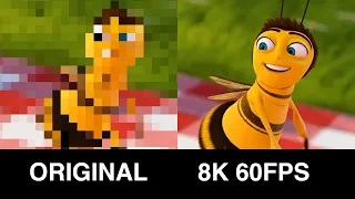 Bee Movie (2007) in 8K 60FPS (Upscaled by Artifical Intelligence)