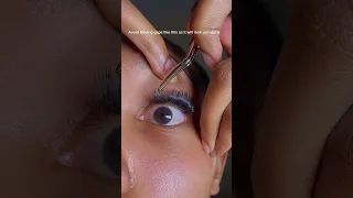 How to apply cluster lashes tutorial for beginners