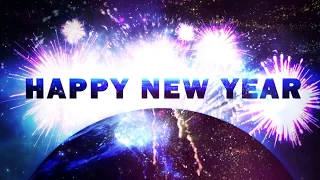 HAPPY NEW YEAR 2020 ( v 624 ) Countdown Timer with Sound Effects and Voice 4K