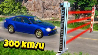 AUTO vs. LASER !! | BeamNG Drive