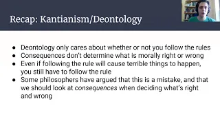 Utilitarianism 1: Deontology vs. Consequentialism